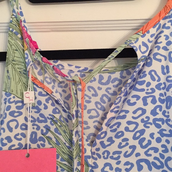 Caroline Hill Dress/Cover Up/Nightgown Hibiscus S - Picture 9 of 9